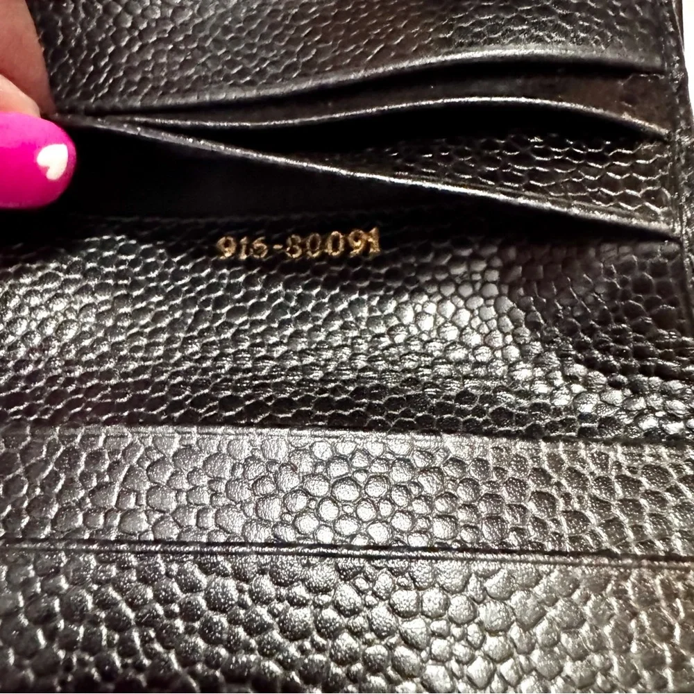 New Men’s Fendi Black Leather Bi-Fold Wallet